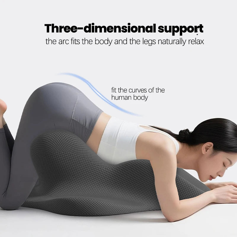 coussin ergonomique gris tissu 3d contour zones soutien lumbar cervical thoracique