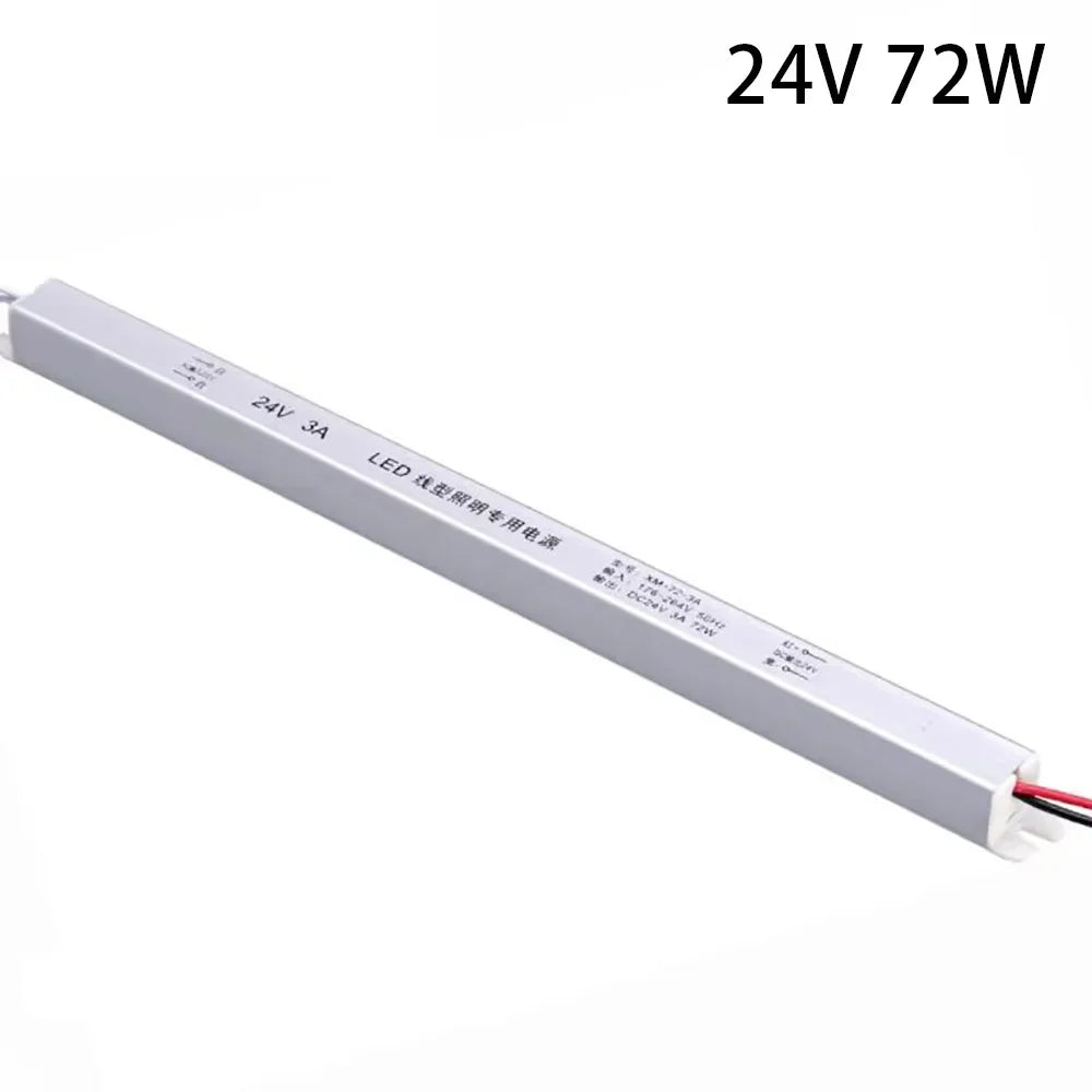 alimentation led 12v 24v 18w 36w 48w câbles blanc moderne sans fixation