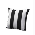 housse coussin extérieur imperméable polyester coton moderne rayées beige gris noir rouge jaune vert