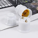socle ampoule blanc doré moderne fixations éclairage intérieur base lampe hanging e27