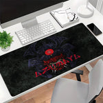 tapis souris noir rouge bleu motif graphique texture grunge moderne jeu xxl