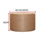 tabouret tressé paille mousse mémoire forme rond bébé moderne anti décubitus diamètre 40 50