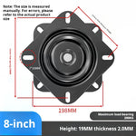 support rotatif universel noir mat moderne pouces thép không nhiễm từ