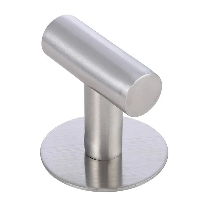 porte serviettes moderne minimaliste noir argenté acier inoxydable finition polie autonomes cuisine salle bains