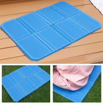 coussin pliable bleu mousse pe mousse épaisse anti décubitus plissé moderne étanche