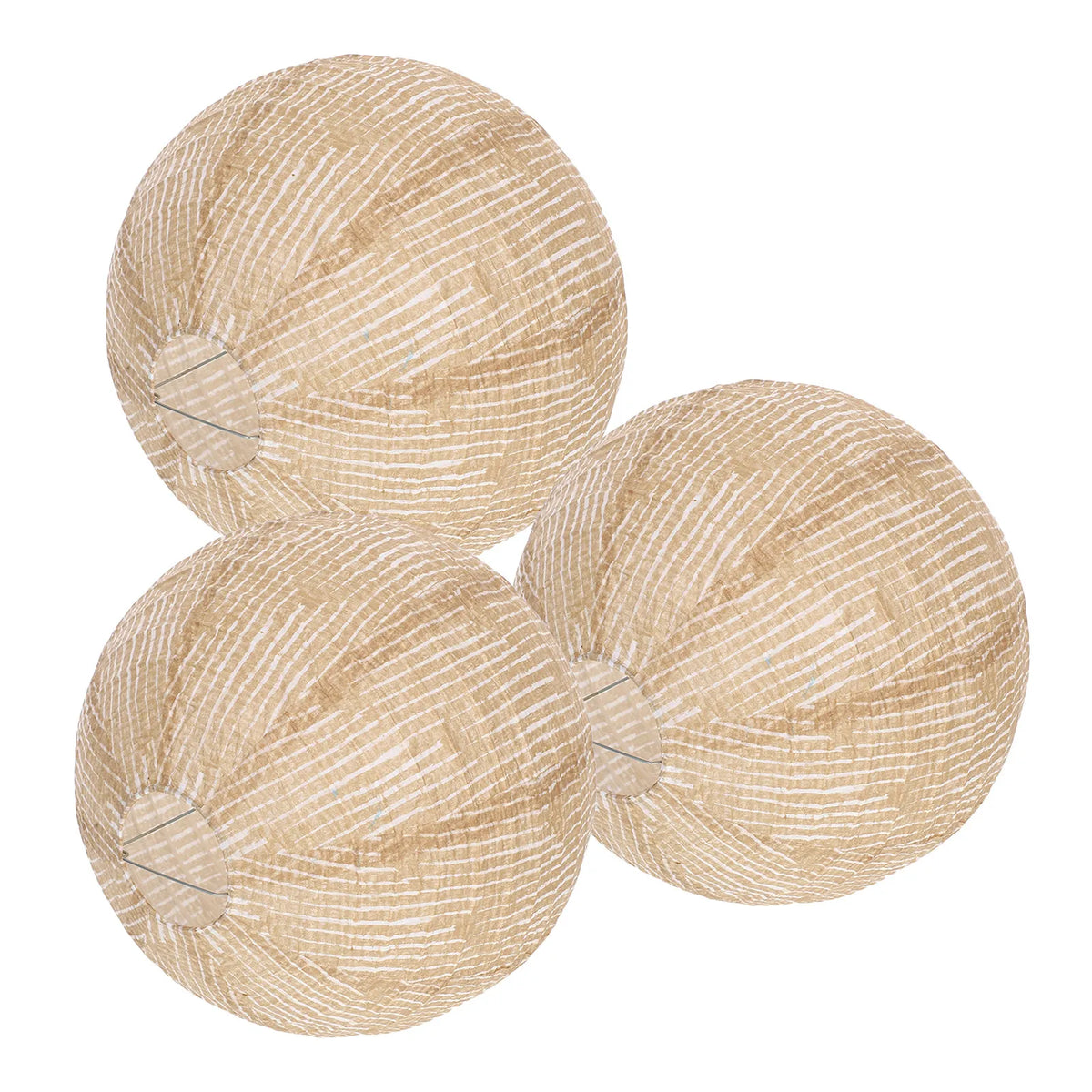 boules décoratives moderne rayures blanches fixation opaques minimaliste chambre patio fête mariage