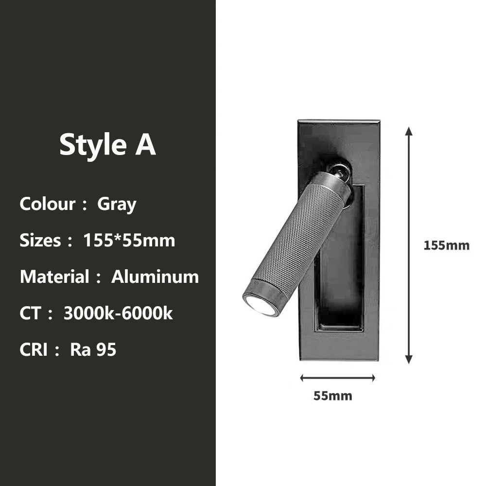 lampe table pliable moderne fixée mur noir or gris texture tissée éclairage quotidien led