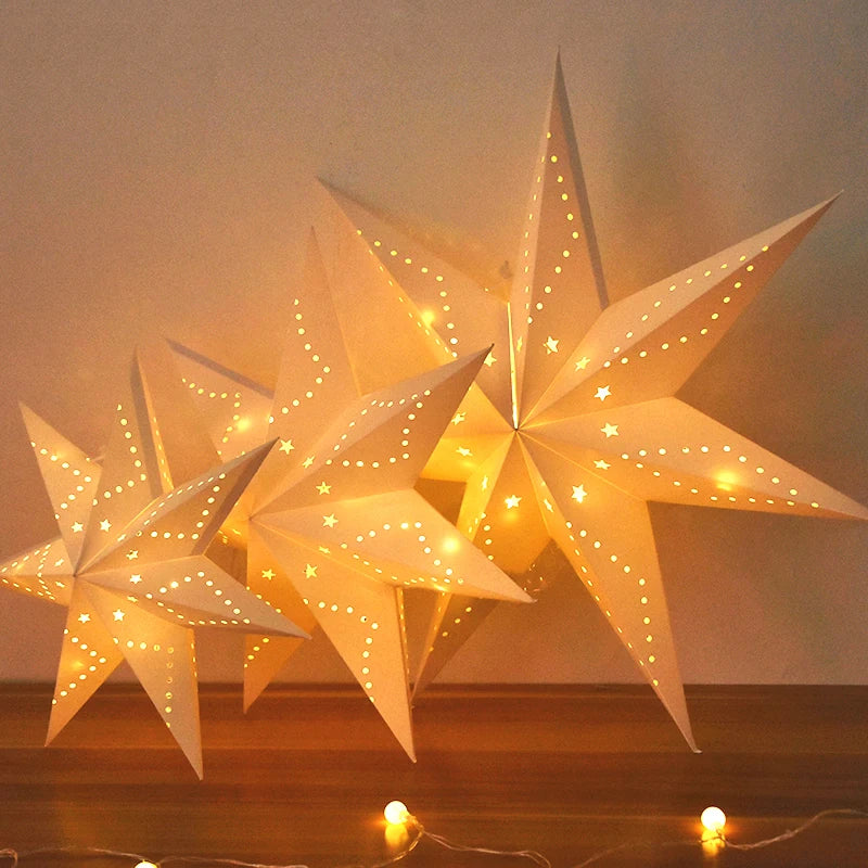 décoration étoiles lumineuses étoiles lunes blanc moderne filament lumineux occasion fête mariage