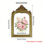 cadres decoratifs or noir classique baroque fleurs paysages portraits details floraux clips vases bougies