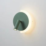 lampes murales modernes fixées mur rouge orangé vert noir blanc led