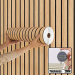 papier peint autoadhésif vinyle moderne rayures beige noir 10m résistant l'eau chambre salon
