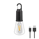 lampe solaire portable rechargeable usb noir bleu transparent moderne