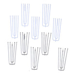 clips papier argenté blanc translucent simple moderne métal haute qualité bricolage maison accessoire