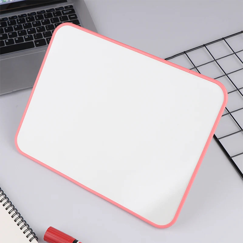 tablette dessin rectangulaire bord arrondi noir bleu vert rose violet moderne minimaliste