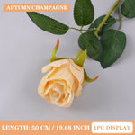 décoration intérieure bouquet roses artificielles modernes vase transparent anniversaire mariage