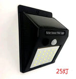 lampe solaire murale moderne noire détecteur mouvement ip65 led 1200mah