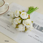 décoration intérieure bouquet roses artificielles mariage anniversaire baby shower minimaliste moderne