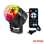 Mini disco ball light multicolore effet miroir moderne télécommande festif autoinstallation domestique