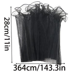 accessoires cheveux blanc rose noir organza plissé translucide élégant romantique adhésif rose artificielle