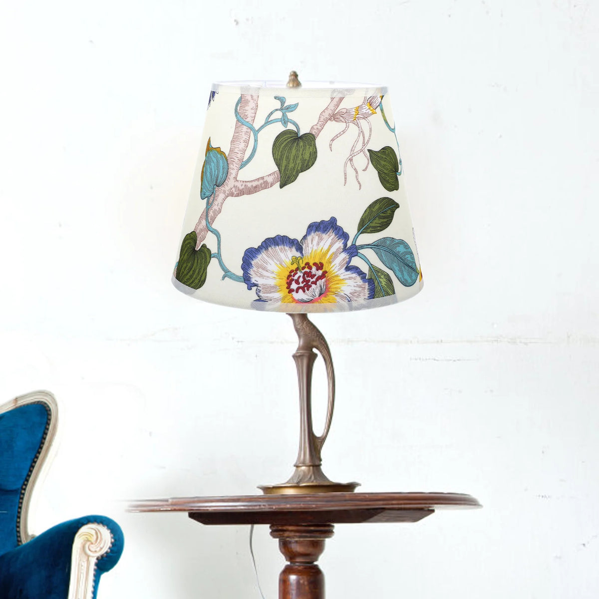 Détail motif floral abat-jour Ombre Interieur