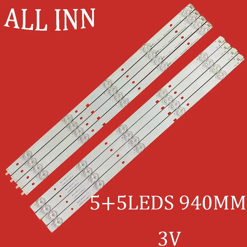 bande led diodes 940mm longueur tension 3v moderne fixations blanc