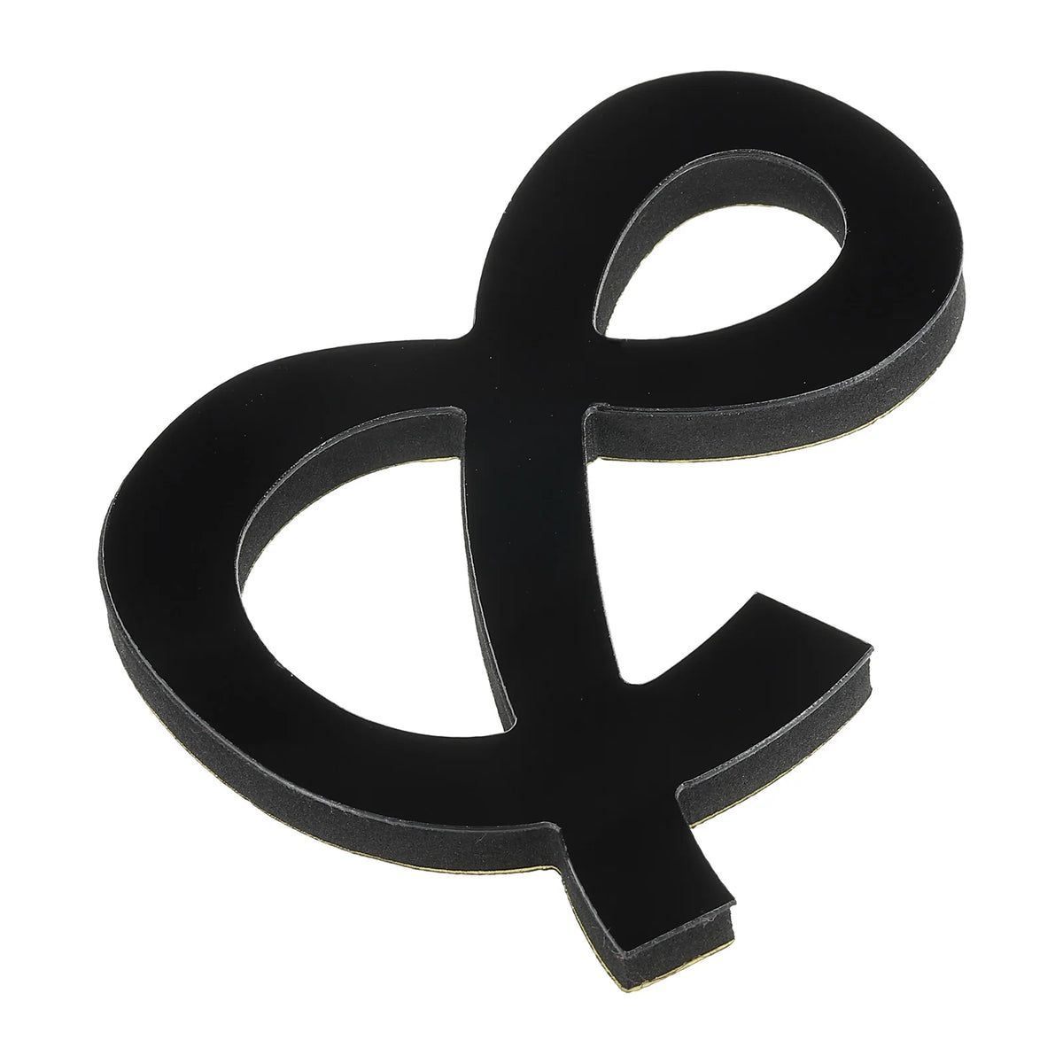 lettre alphabet 3d noir autocollant mural acrylique miroir décoration maison chambre fête murale