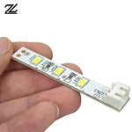 ruban led blanc moderne adhésif leds connecteurs 65mm longueur maison bricolage