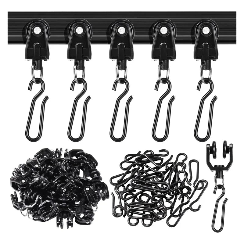 rideaux modernes clips barre noir blanc motifs floraux rayures horizontales