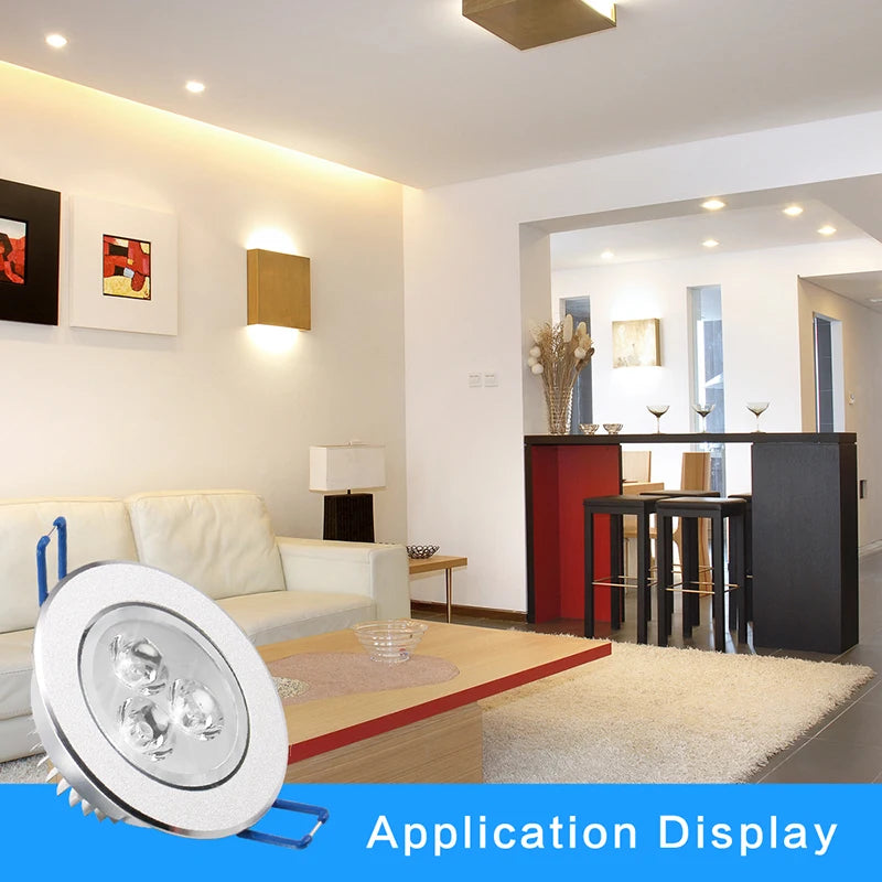 ampoule led spot argenté moderne dimmable aluminium clips 85mm hauteur 34mm