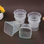 pots plantes transparents drainage moderne auto arrosage racines controle absorption double couche pratique