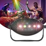 projecteur laser noir moderne effet stroboscope sonore controle rgb led anniversaire decoration noel mariageintérieur