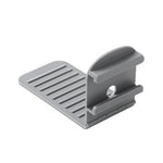 supports drap plat plissés modernes gris blanc pièces