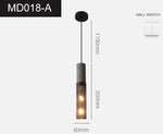lampe suspendue moderne minimaliste blanc noir doré pendentif câble salon chambre étude