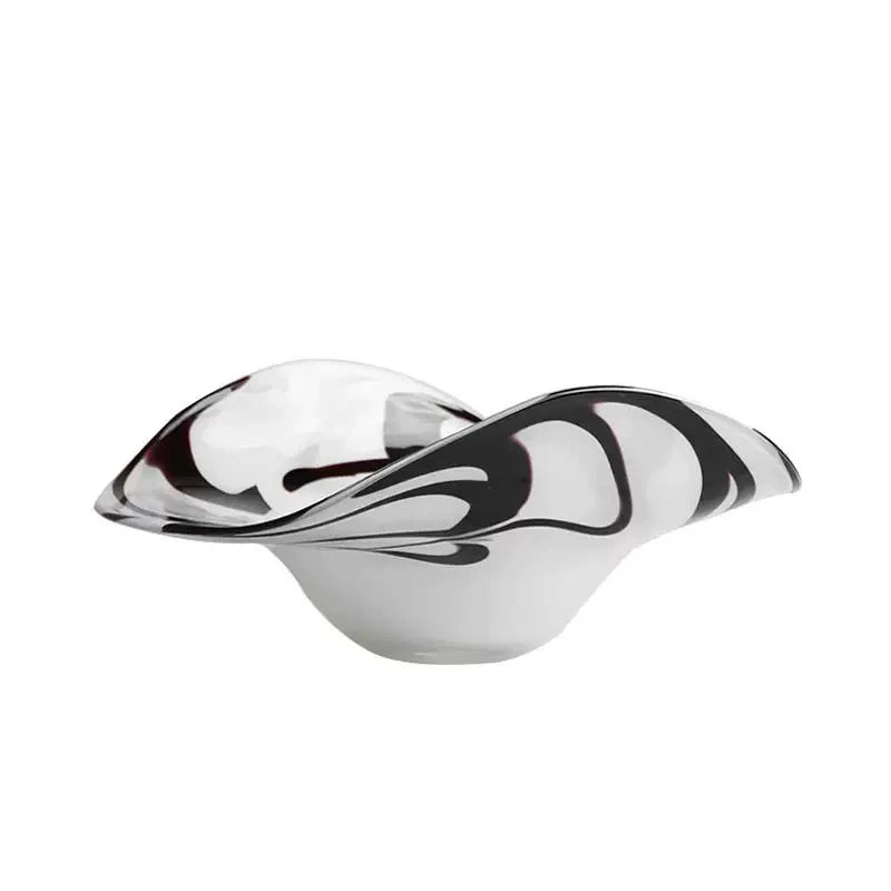vase bol blanc noir motifs abstraits moderne décoration intérieure opaques