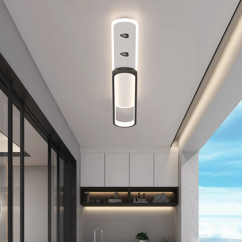 lampe led moderne blanche rectangulaire sans télécommande fixée aluminium opaquet