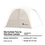 tente camping automatique imperméable grande capacité table chaises pliantes extérieur gris
