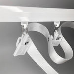 clips rideau ajustables blanc texture tissée opacité moderne clips ruban rideau