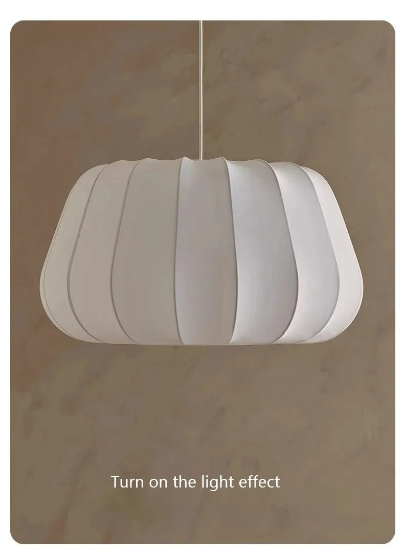 lampe suspendue tissu blanc rayures moderne salon chambre chaîne flux lumineux 249 2000 volts