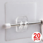 porte serviettes mural adhésif noir blanc moderne salle bains cuisine multiple utilisation PVC