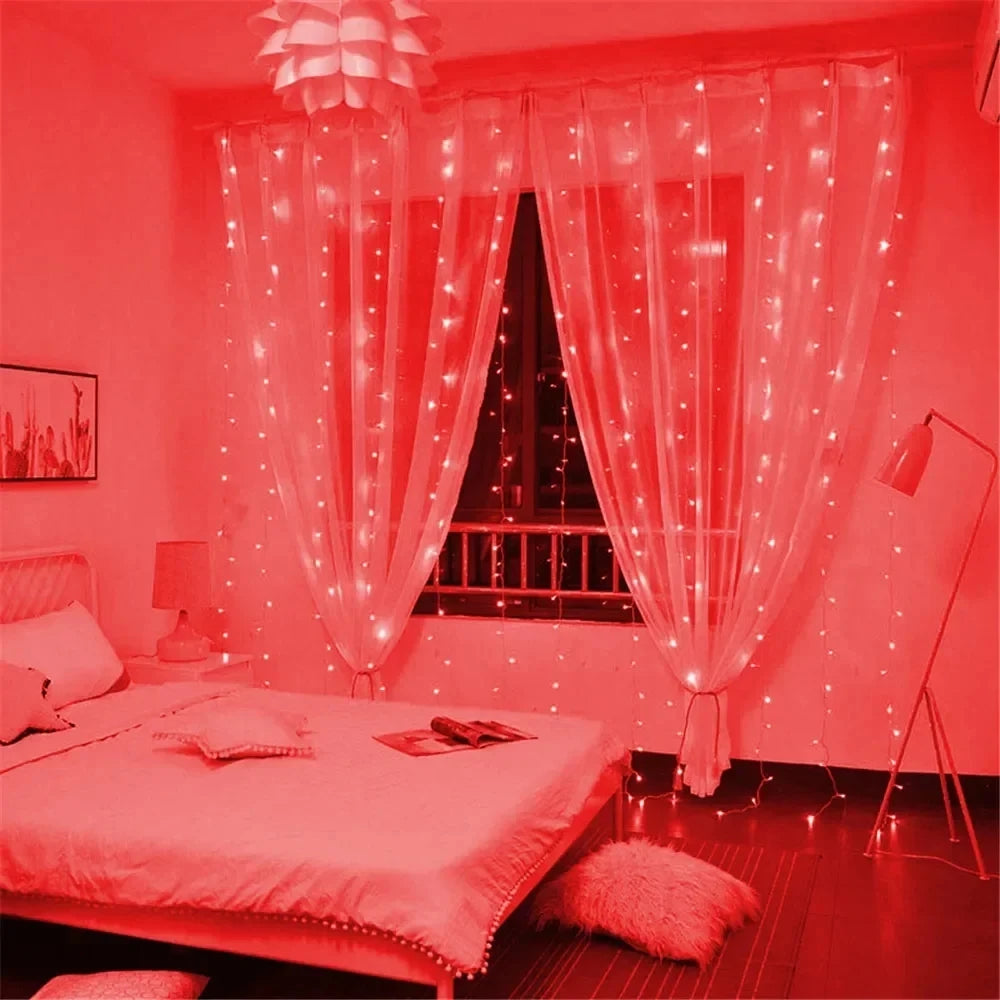 guirlande lumineuse led blanc chaud usb telecommande decoration chambre salon mariage feste ambiance moderne