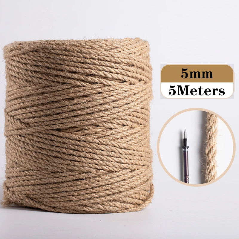 corde coton tissée traditionnelle 10mm 2mètres artisanat sacs vêtements textiles maison écologique haute qualité