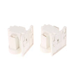 connecteur électrique blanc moderne abs plat lisse opacité maison 3cm 3.2cm 3.5cm