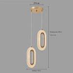 Lampe suspendue nordique or moderne translucide chambre salon éclairage décoration intérieure