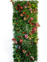 mur végétal artificiel feuillage dense plante décorative jardin extérieur intérieur décoration murale moderne vert