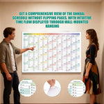 calendrier mural multicolore moderne stickers adhésifs planification mensuelle jour mois dates famille maisonécole