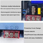 transformateur ac/dc 12v 24v 60w 100w led alimentation électrique bleu industrielle