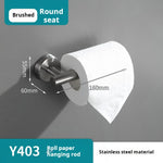 porte serviettes acier inoxydable noir moderne minimaliste brossé salle bain ensemble pièces métal lisse