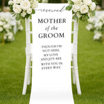 bannière mariage commémorative lettrage blanc vert bordure élégante clips decoration événement festive polyester