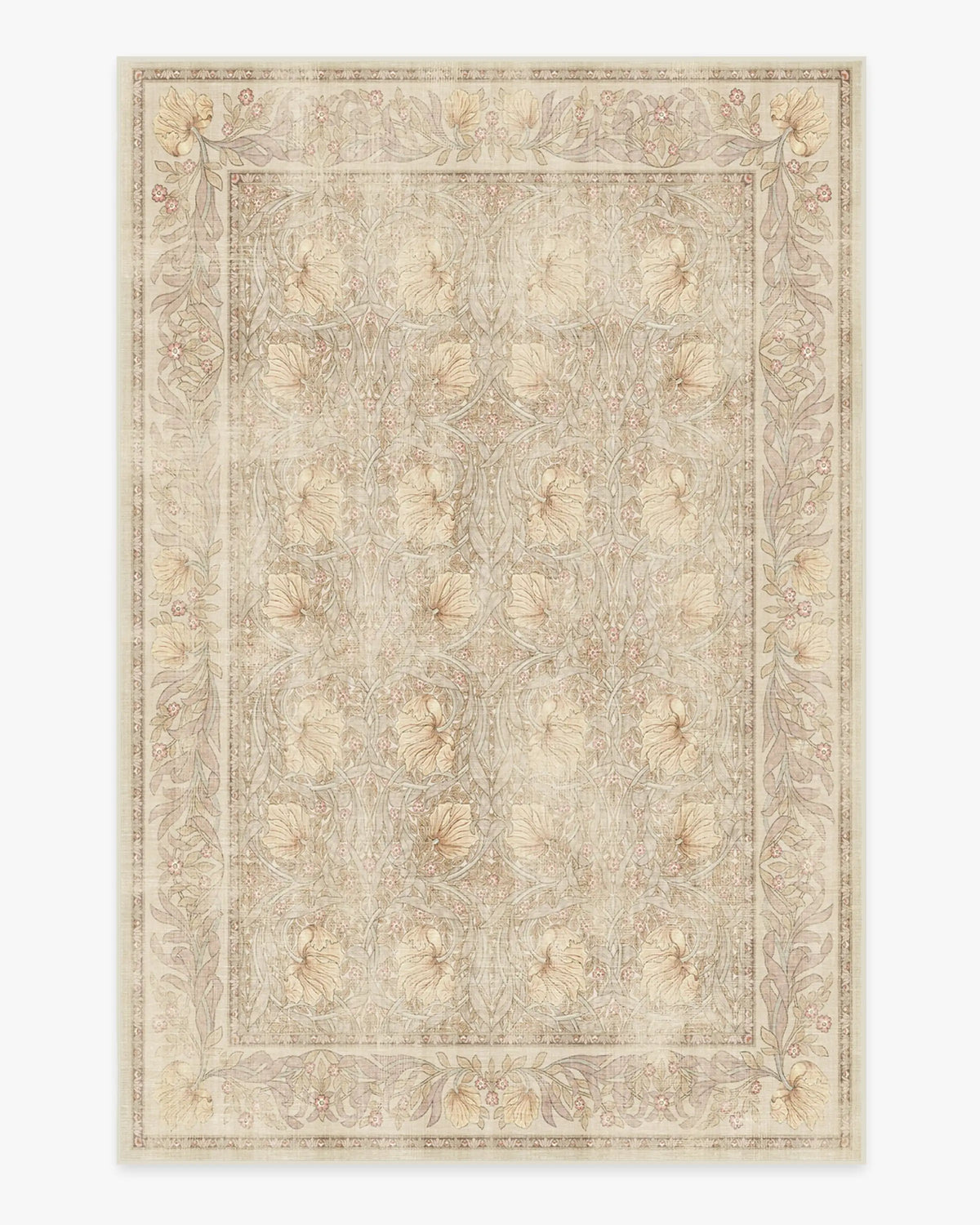 tapis floral classique vert clair tapisserie polyester 80x120 120x160 40x60