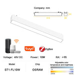 luminaire led rail magnétique blanc moderne système éclairage intérieur mince aluminium fixation aimant maison
